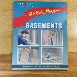 📚2/$6  Quick Guide Basements: Step-By-Step Construction Methods